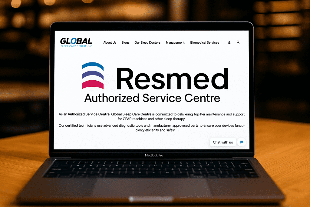 ResMed Authorized Service Centre at Global Sleep Care.