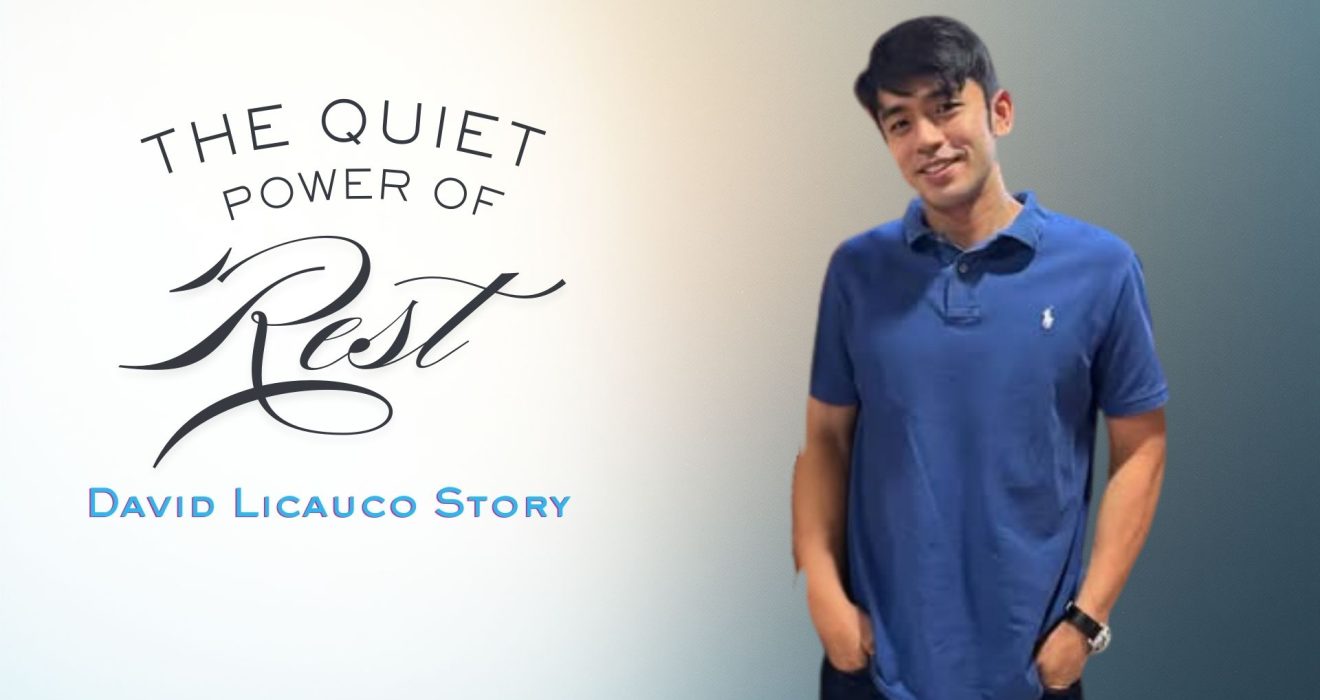 David Licauco standing calmly for CPAP therapy story